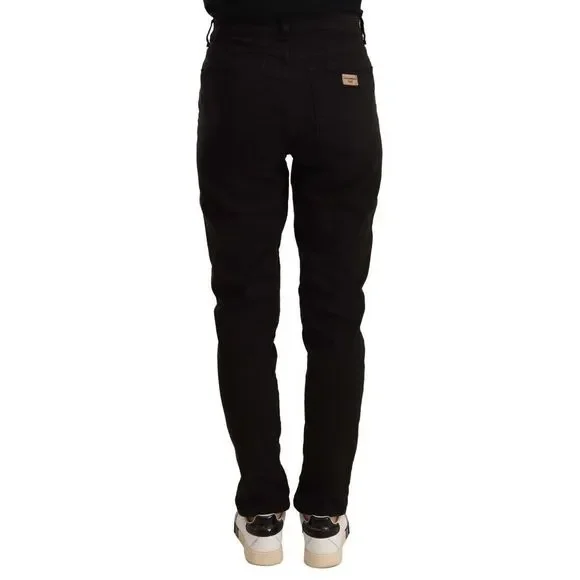 Dolce & Gabbana Black Skinny Slim Denim Cotton Stretch Jeans - Picture 3 of 3